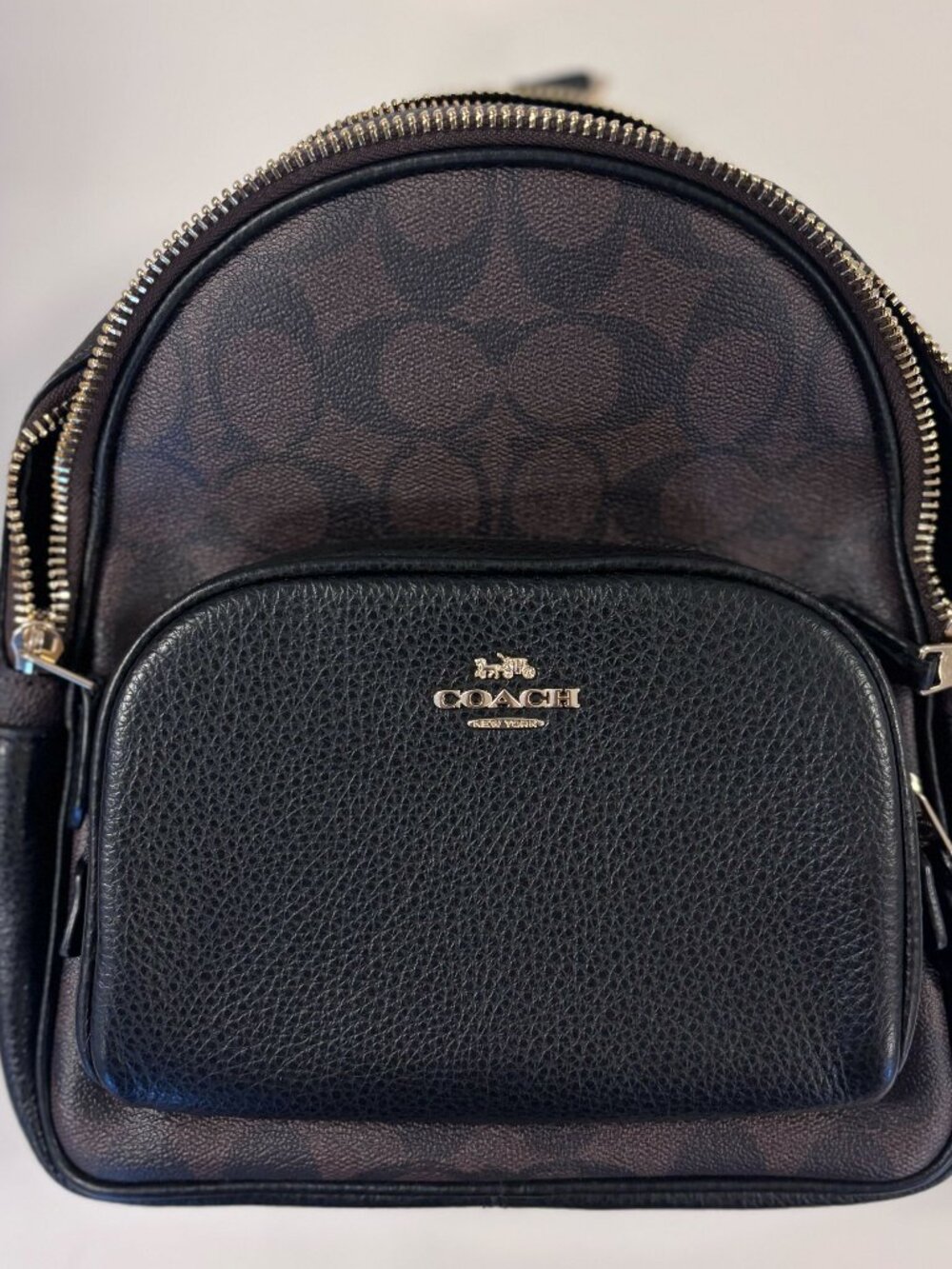 Coach Mini Court Backpack (IM/Brown/Black) - NEW